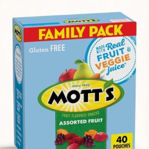 Mott's Assorted Fruit Flavored Snacks Family Pack