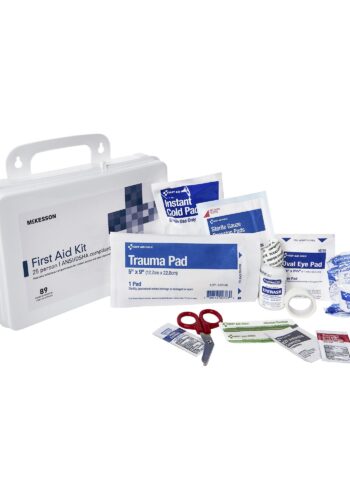 McKesson 25-Person First Aid Kit – 107 Pieces