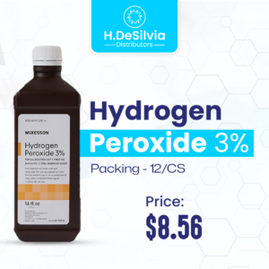 McKesson Hydrogen Peroxide 3% Topical Solution – 16 fl oz (473 mL)