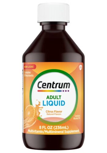 Centrum Adult Liquid Multivitamin/Multimineral Supplement – Citrus Flavor (8 FL OZ)