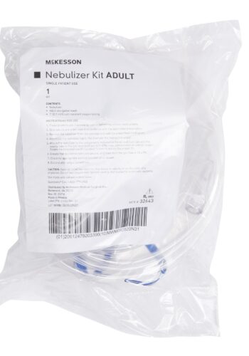 McKesson Adult Nebulizer Mask Kit with 7-Foot Tubing