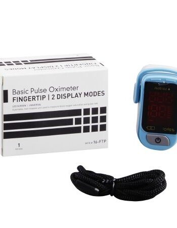 McKesson Fingertip Pulse Oximeter – Portable Oxygen & Heart Rate Monitor