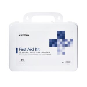 McKesson 25-Person First Aid Kit – 107 Pieces