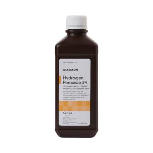 McKesson 3% Hydrogen Peroxide Topical Antiseptic Solution (16 FL OZ)
