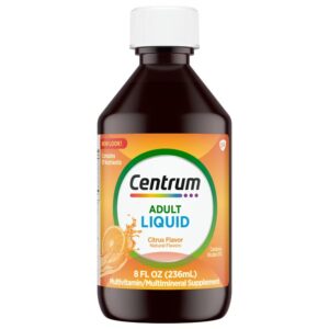 Centrum Adult Liquid Multivitamin/Multimineral Supplement – Citrus Flavor (8 FL OZ)