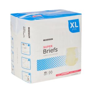 McKesson Ultra Disposable Incontinence Briefs – Unisex (Size Large)